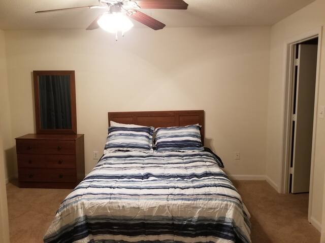 Private room & bathroom with shared amenities