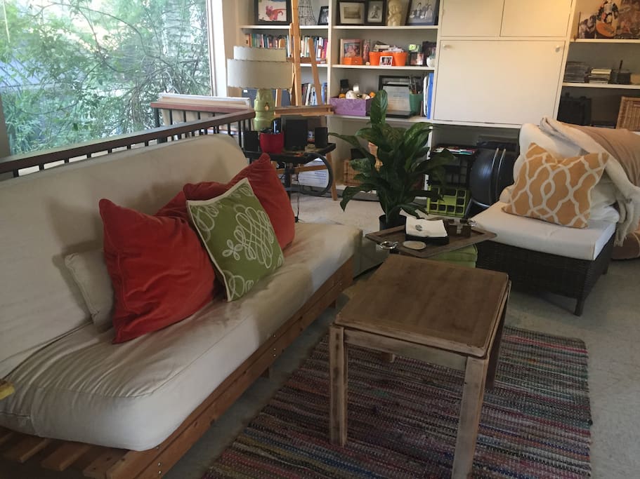 Futon for extra guest