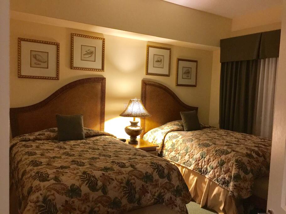 Bedroom 3: Two full beds