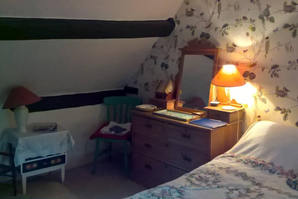The guest bedroom - sunny and cosy