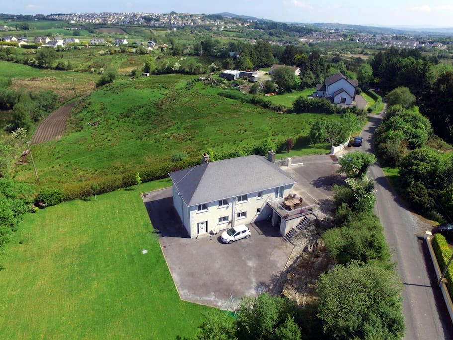 The house is 3km from Letterkenny in a rural setting.