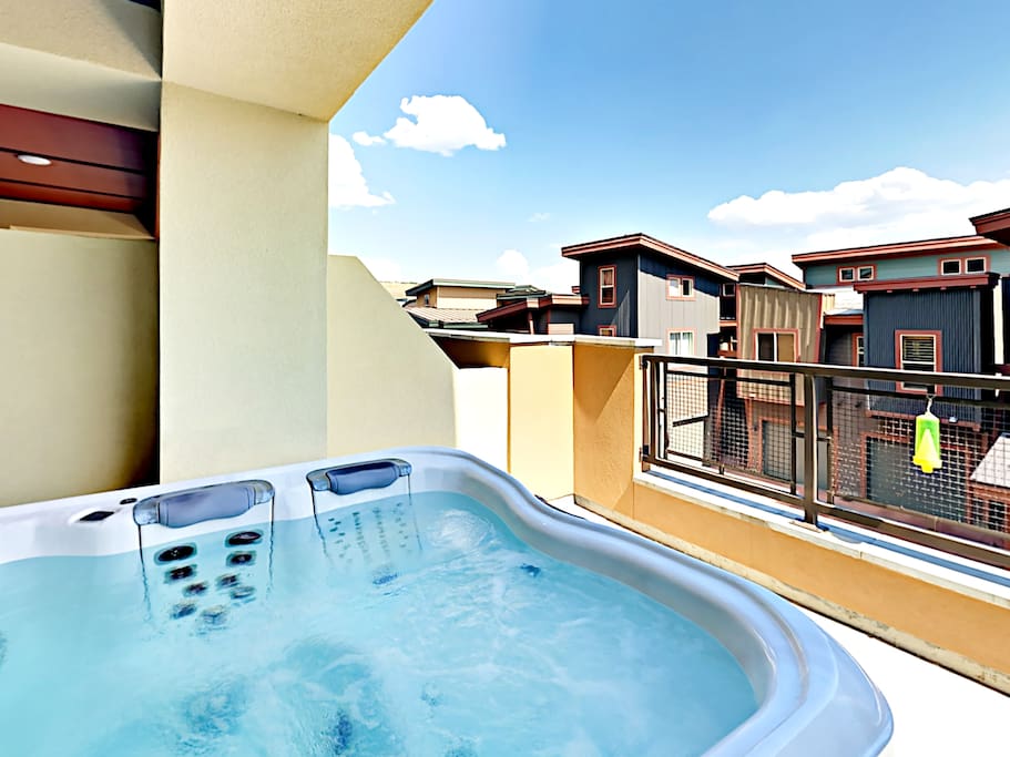 What better way to relax than in your very own hot tub!
