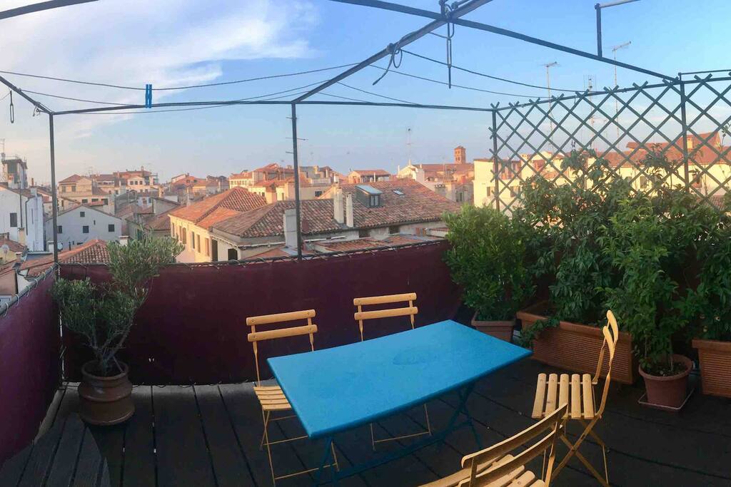 Altana: Venice terrace on the rooftop