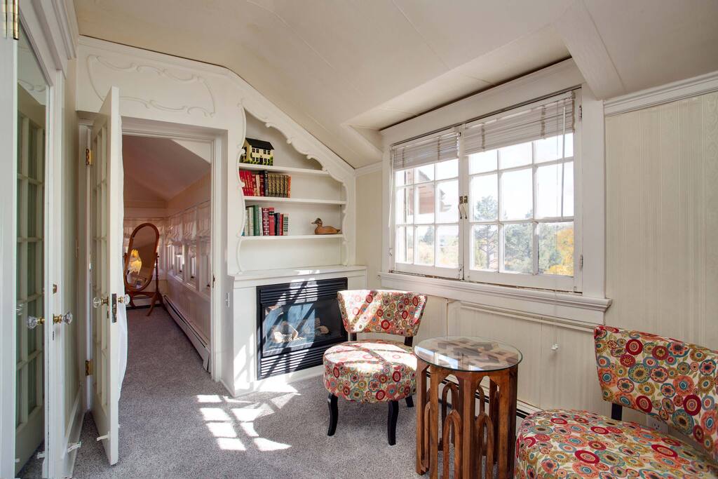 Fireplace and Sitting Area