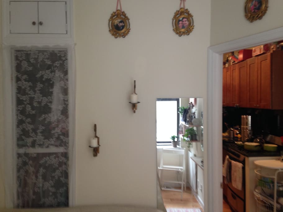 view of the kitchen from the south bedroom
