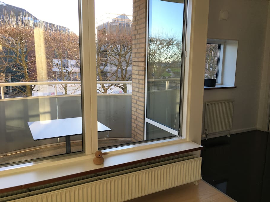Balcony seen from entrance