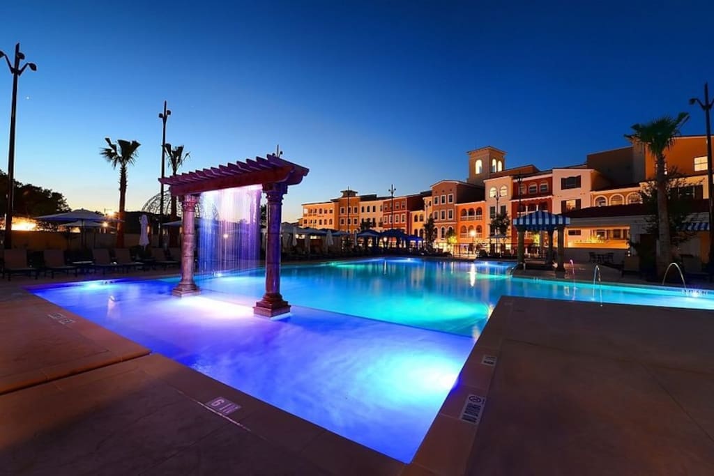 Enjoy the resort pool a few steps away from your stay!