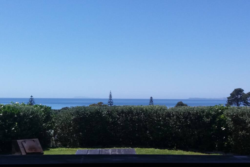 The view from our outside kitchen area.