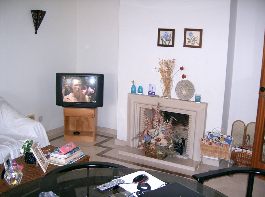 Sala com lareira