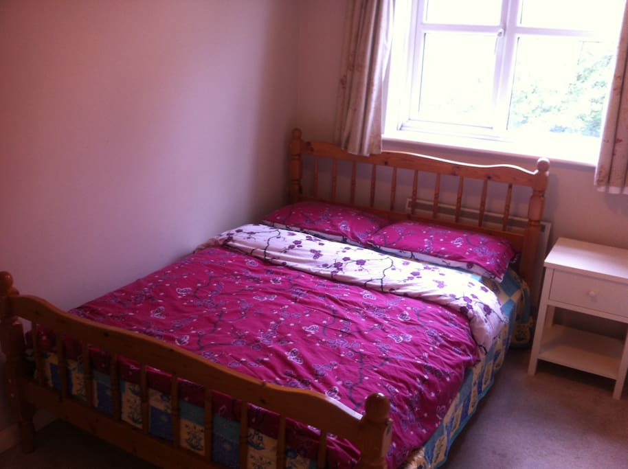 Bed with pillows