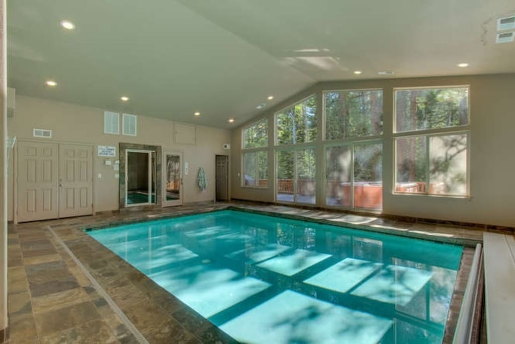 Heated Indoor salt water pool