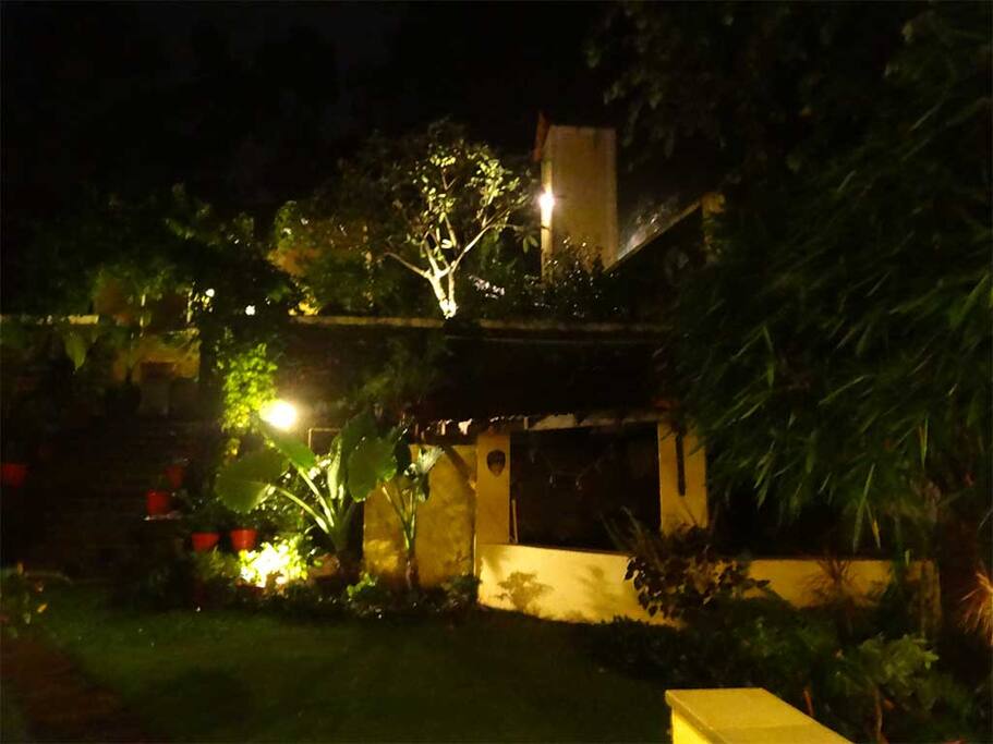 View of the Well on our premises in the night.