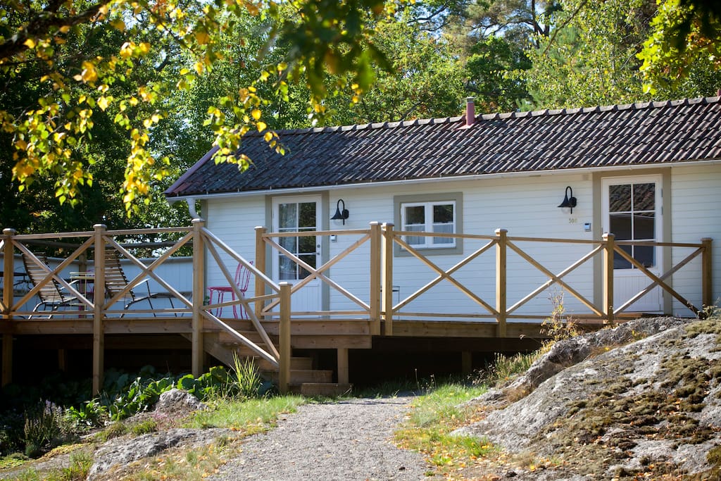 Tillhörande byggnad till Gits Hus med tre sovrum.