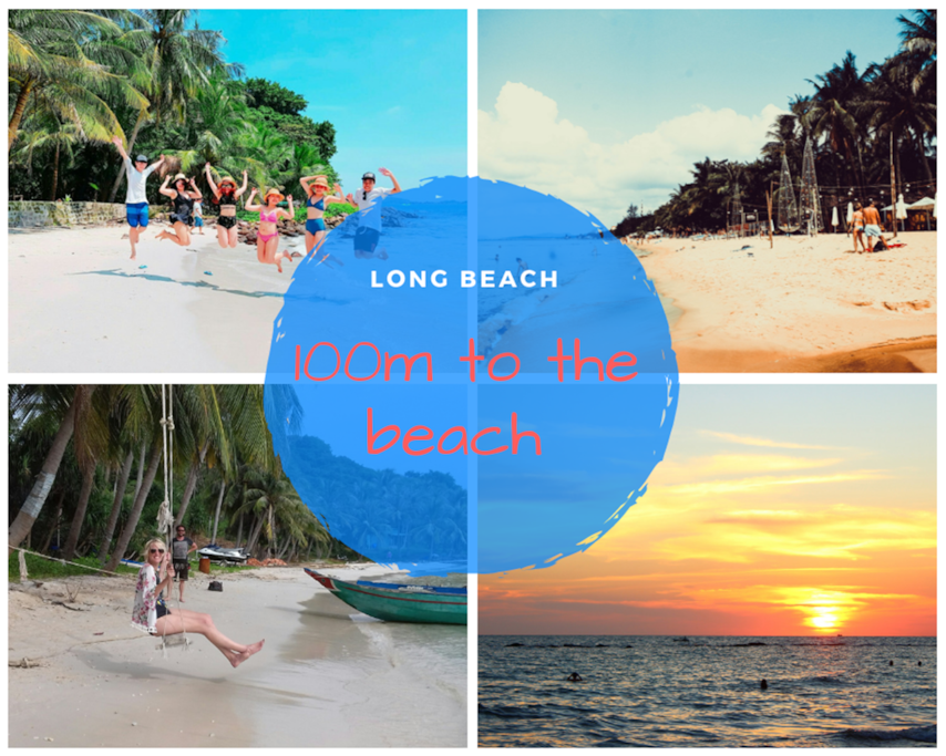 100m to the beach