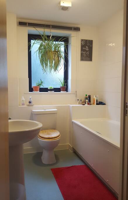 Adjacent bathroom