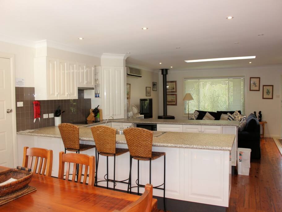 Dining, kitchen and living space. Perfect for entertaining.