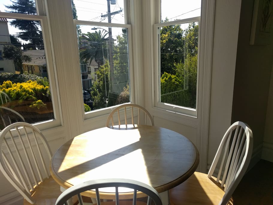 Open views from dining area