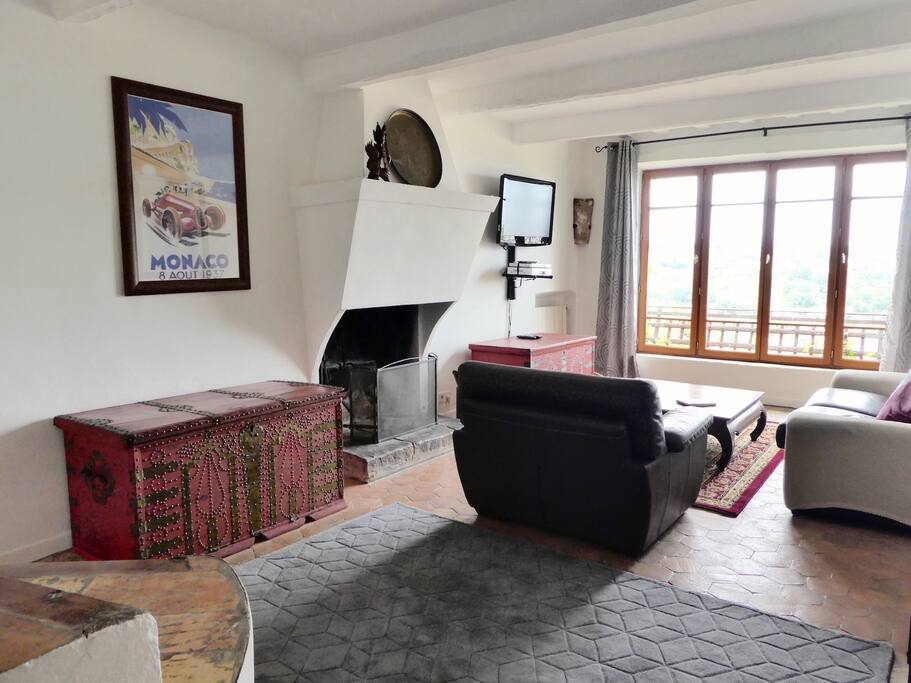 View to fireplace