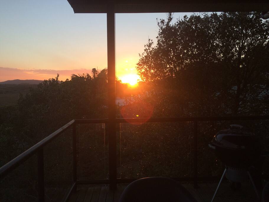 Sunset from Front Deck