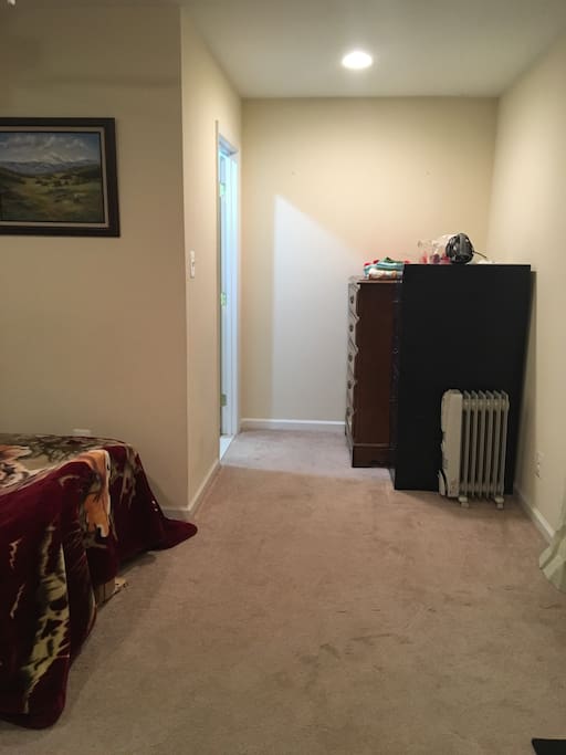 From kitchenette toward bathroom.