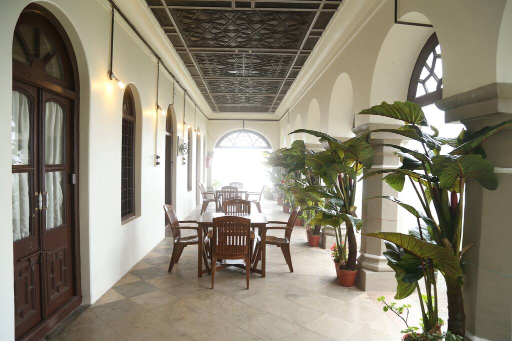 Open verandah on the ground floor