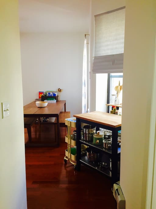 Dining/kitchen from the entrance