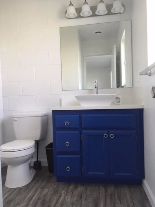 Master half bathroom