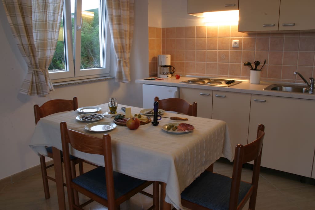 Kitchen and dining room