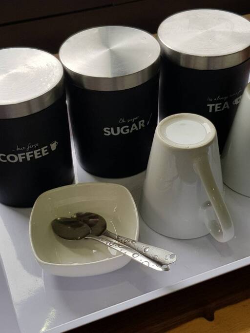room comes with everything you need for that early morning cuppa