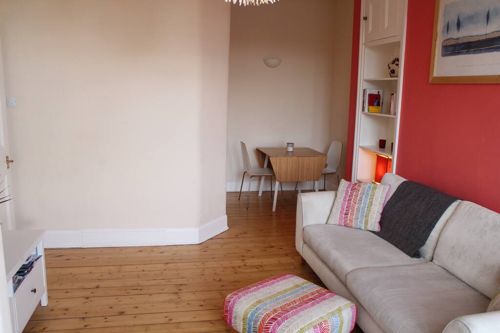 Living Room with Dining recess