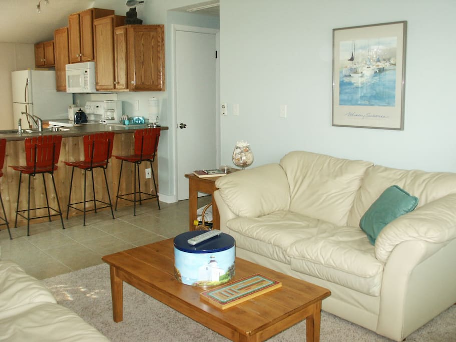 Comfortable leather furniture