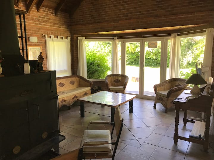 Chalet Zona Centro + Carpa Gratis En Balneario - Pinamar