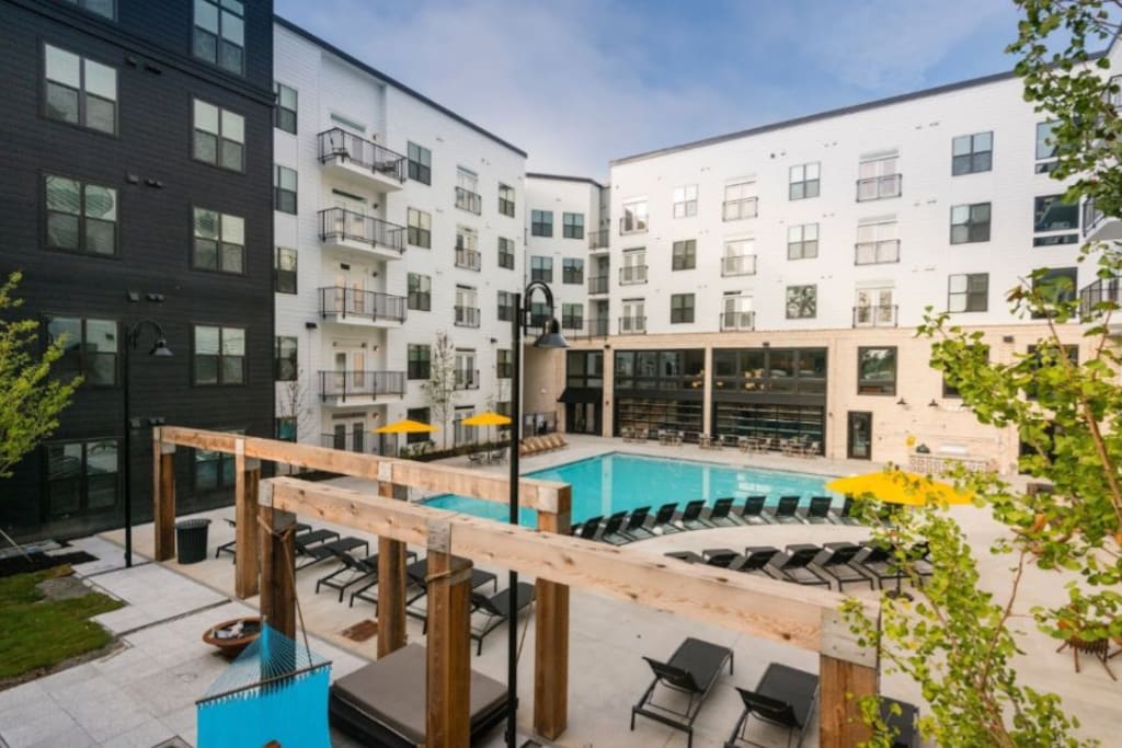 Catch some rays in our resort-style salt water pool