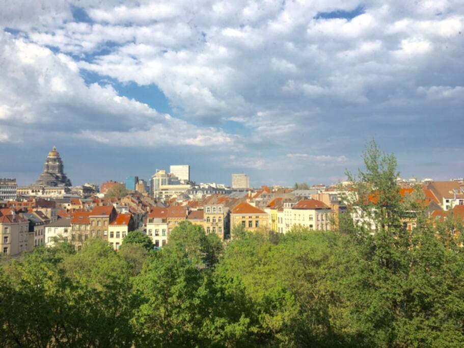 La vue ( et le Palais de Justice au loin!)