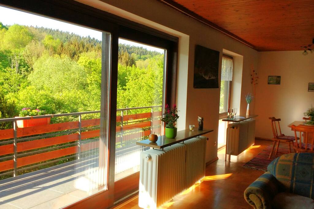 Panorama aus dem Wohnzimmer