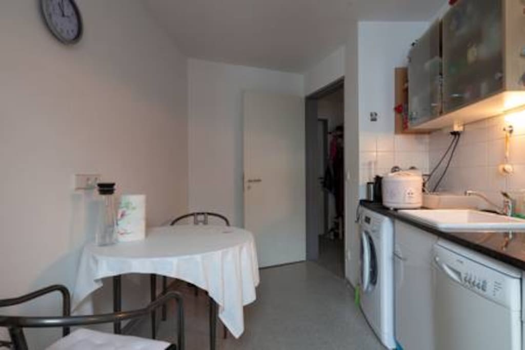 Kitchen with washing mashine