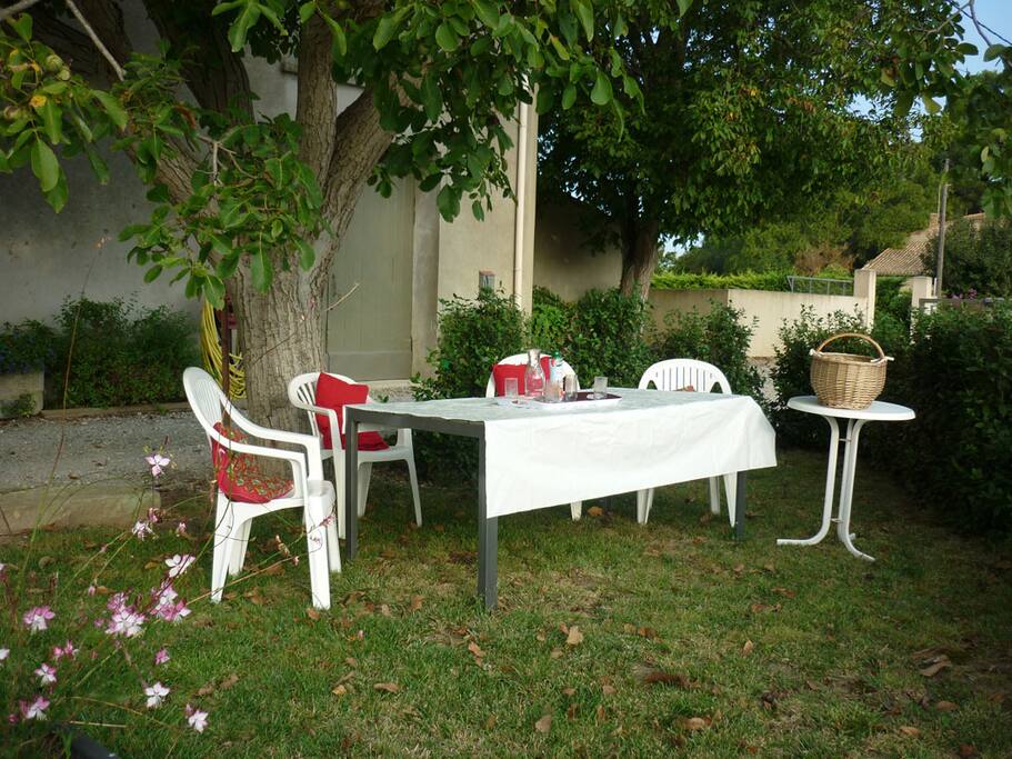 sous le noyer