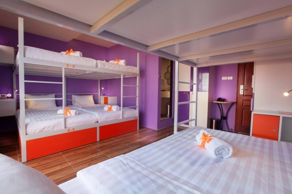 6 Beds for Female.