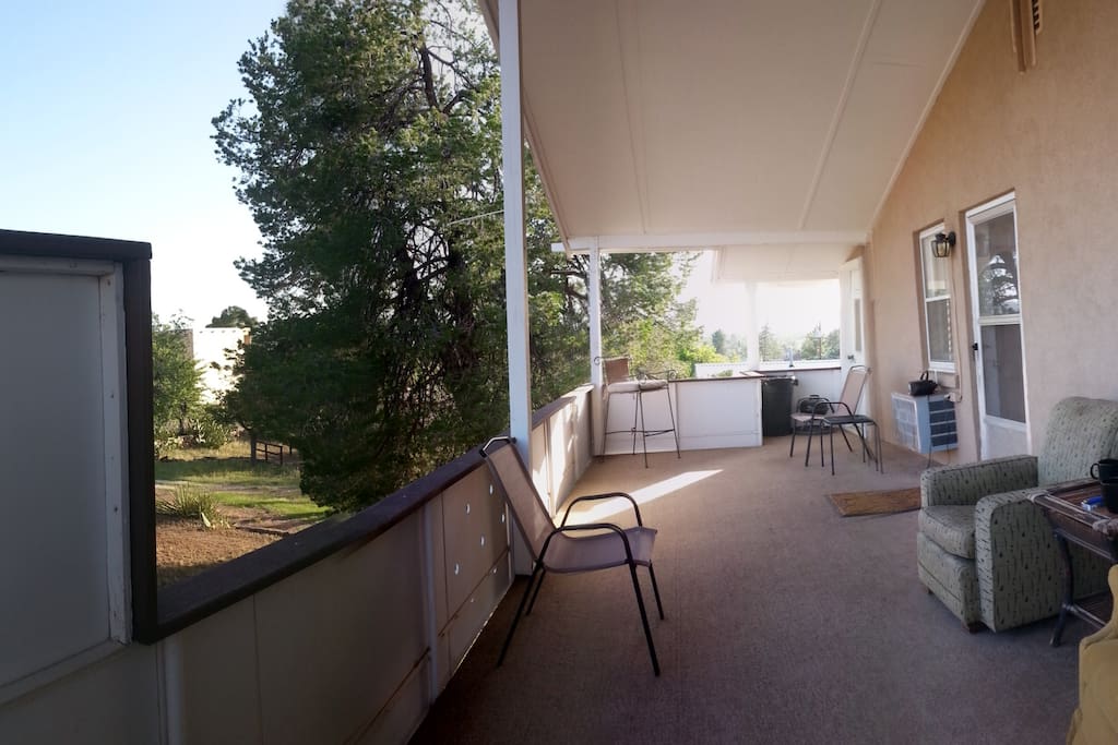 Spacious covered front porch