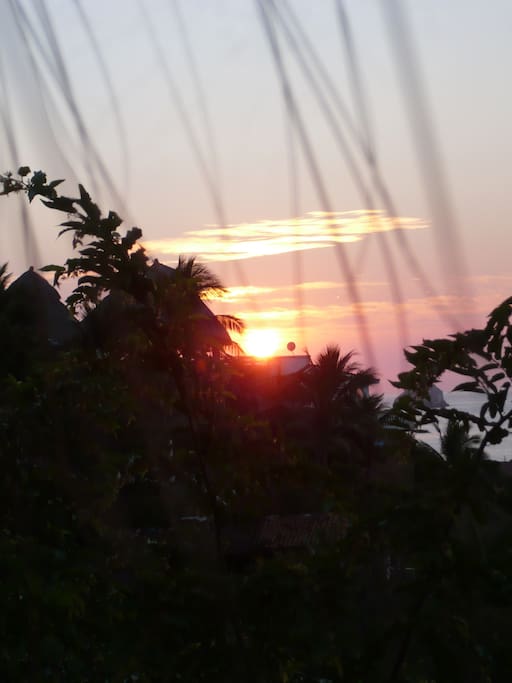 amanecer desde casa colibri