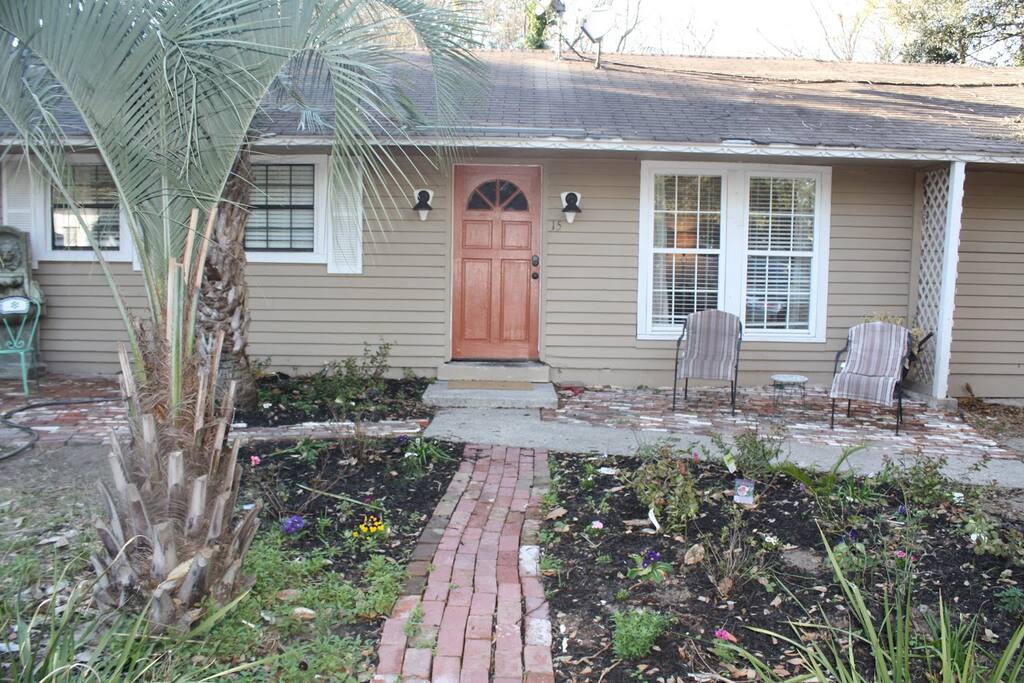 Classic brick walkway