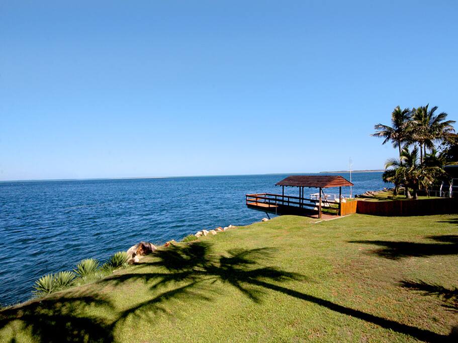 Jetty at front of property