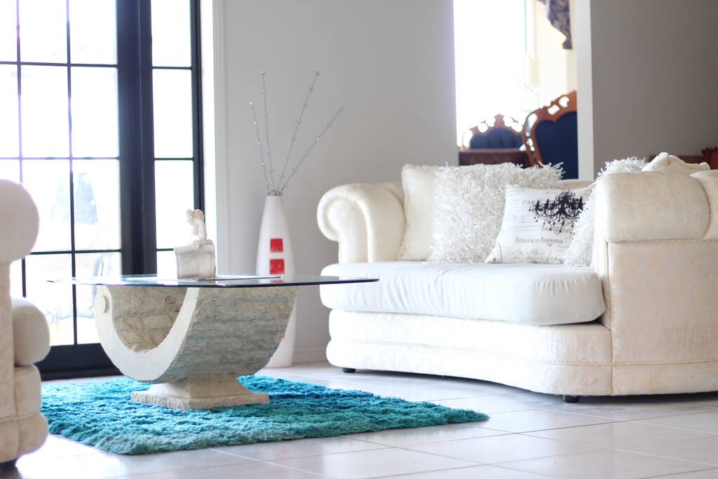 Enjoy a cuppa in the cosy family room