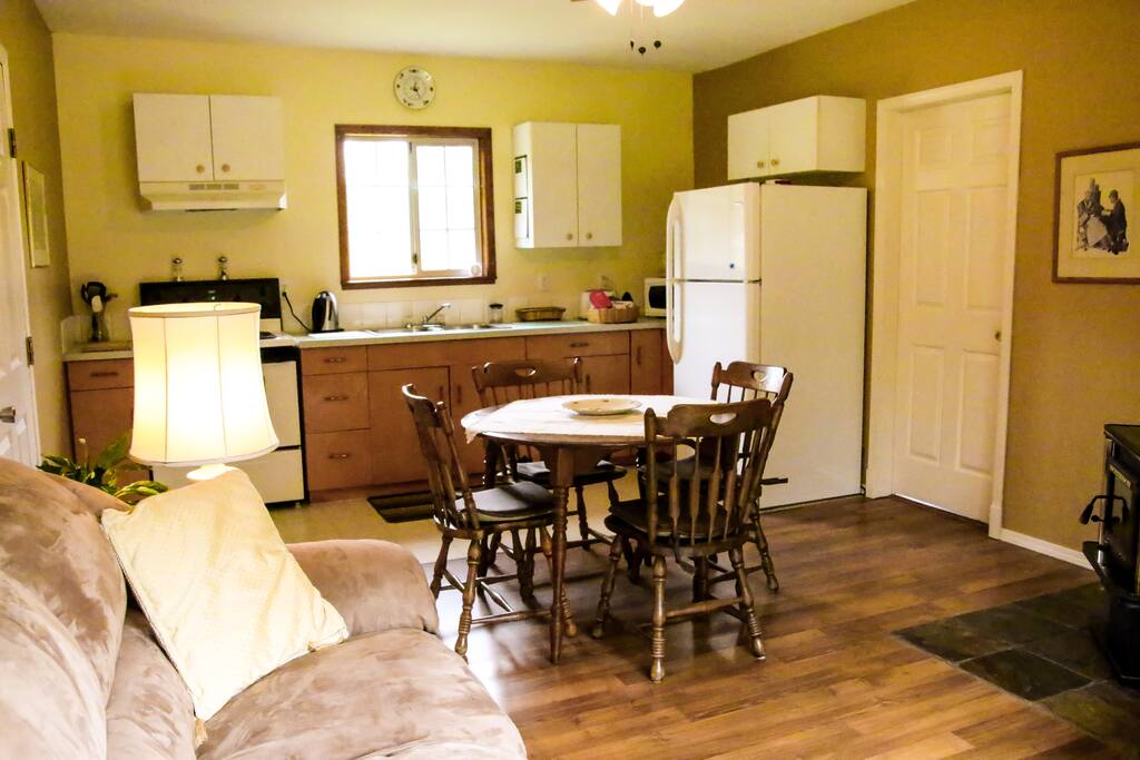 View of Kitchen and dining area