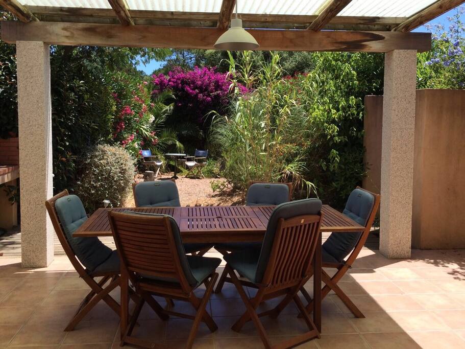Lovely view onto the beautiful garden. Gets the sun all day and into early evening.