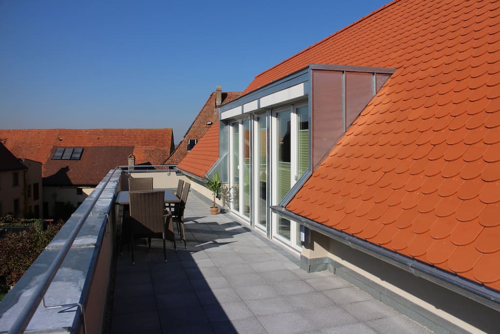 Traumhafte Dachterrasse