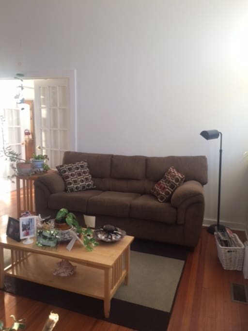 Couch in living area
