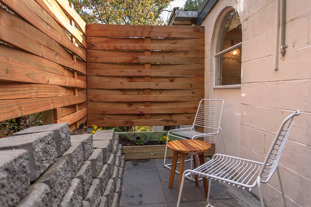 Private patio