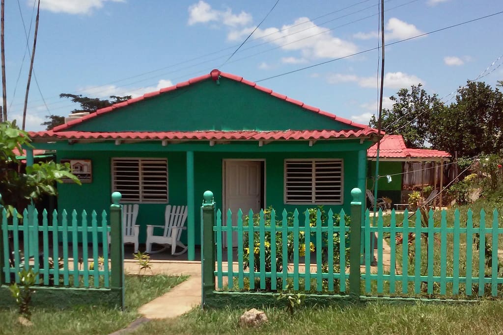 Frete de la casa.