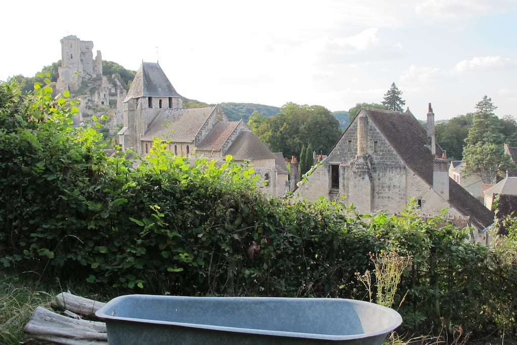 La vue depuis le jardin